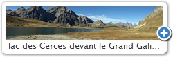lac des Cerces devant le Grand Galibier