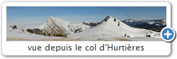 vue depuis le col d'Hurtires,  droite le Mollard de la Chaleur