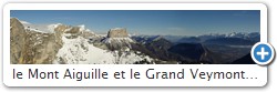 le Mont Aiguille et le Grand Veymont depuis les crtes