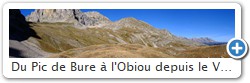 Du Pic de Bure  l'Obiou depuis le Vallon du Froid