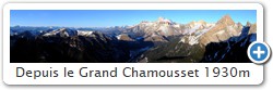 Depuis le Grand Chamousset 1930m