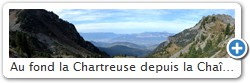 Au fond la Chartreuse depuis la Chane de Belledonne