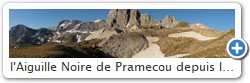 l'Aiguille Noire de Pramecou depuis le col du Palet