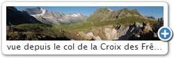 vue depuis le col de la Croix des Frtes