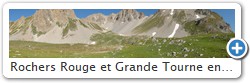 Rochers Rouge et Grande Tourne en descendant du col de la Tourne