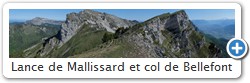 Lance de Mallissard et col de Bellefont