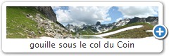 gouille sous le col du Coin