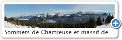 Sommets de Chartreuse et massif de Belledonne