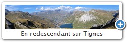 En redescendant sur Tignes