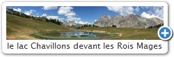 le lac Chavillons devant les Rois Mages