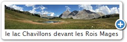 le lac Chavillons devant les Rois Mages