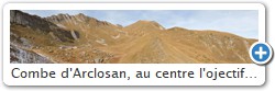 Combe d'Arclosan, au centre l'ojectif de la randonne