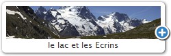 le lac et les Ecrins