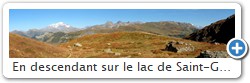 En descendant sur le lac de Saint-Gurin aprs le col de la Forclaz