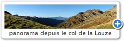 panorama depuis le col de la Louze