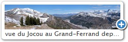 vue du Jocou au Grand-Ferrand depuis un sommet sans nom prs du Grisou