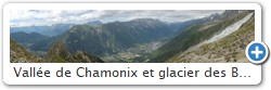 Vallée de Chamonix et glacier des Bossons