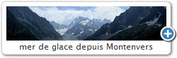 mer de glace depuis Montenvers