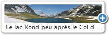 Le lac Rond peu aprs le Col de la Vanoise