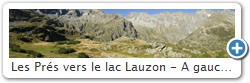 Les Prs vers le lac Lauzon - A gauche les Rouies