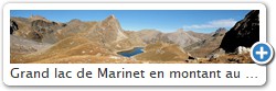 Grand lac de Marinet en montant au col de Marinet