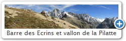 Barre des Ecrins et vallon de la Pilatte