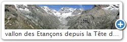 vallon des Etanons depuis la Tte de la Maye