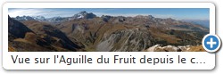 Vue sur l'Aguille du Fruit depuis le col de la Grande Pierre