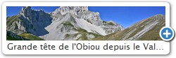 Grande tte de l'Obiou depuis le Vallon