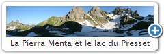 La Pierra Menta et le lac du Presset