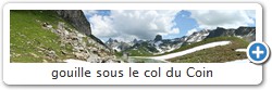 gouille sous le col du Coin