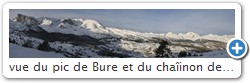 vue du pic de Bure et du chanon de l'Obiou