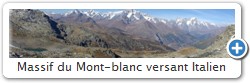 Massif du Mont-blanc versant Italien