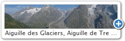Aiguille des Glaciers, Aiguille de Tre la tete, Glacier du Miage, Mont-Blanc de Courmayeur, Aiguille Noire de Peuterey